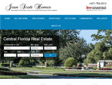 Tablet Screenshot of jeanscotthomes.com